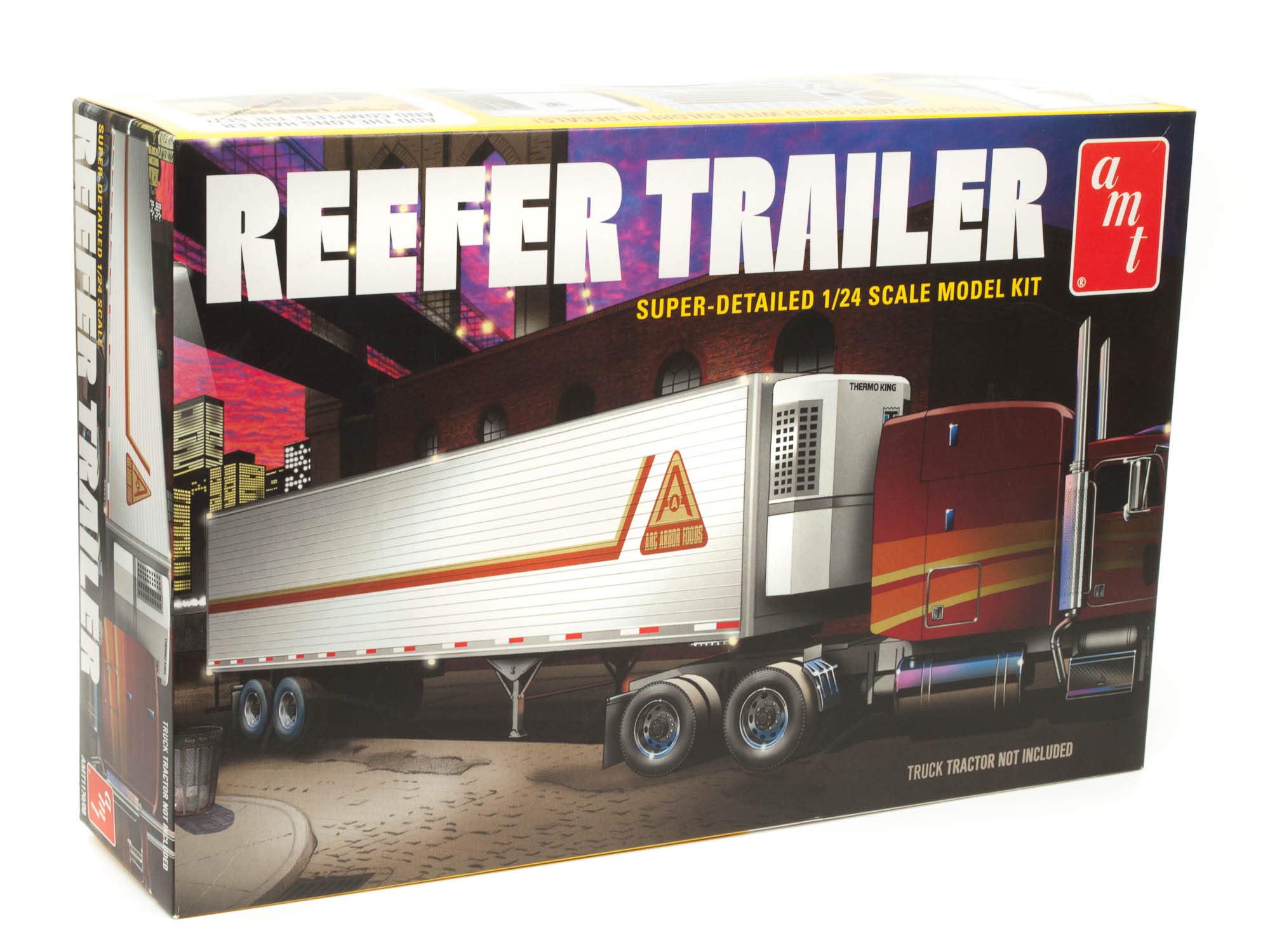 Amt 1/24 Reefer Semi Trailer, 1170, White