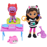 Gabby's Dollhouse, Kitty Karaoke Set with 2 Toy Figures, 2 Accessories, Delivery and Furniture Piece, Kids Toys for Ages 3 and u