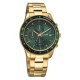 Sonata Chronos Quartz Green Round Dial Men'S Watch | Stainless Steel Strap Material | Watches For Men Analog - 77187Km06
