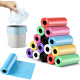 240 Counts Mini Trash Bags 0.5 Gallon Tiny Garbage Bags Small Pet Bags Strong Trash Bags Trash Can Liners for Car Kitchen Office