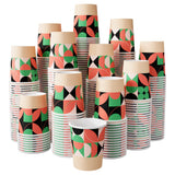 Turbo Bee 400 Pack 8 OZ Disposable Paper Coffee Cups, Hot and Cold Beverage Drinking Cups for Water, Suitable for Party, Picnic,