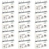 15-Pack NO.2961105 5-Pin Relay - 24VDC 6A SPDT Miniature Power Relay - DIN Rail Compatible for Industrial Panels & Phoenix Conta