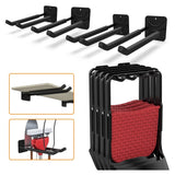 TORACK 4 Pack Garage Storage System Hooks, Heavy Duty Wall Mount Tool Organizer, Chair Hanger Garage Storage Utility Hooks for C