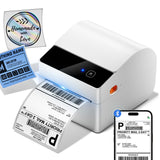 ASprink Bluetooth Shipping Label Printer 4x6 Thermal Label Printer for Small Business,Built-in Paper Bin, Wireless Thermal Print