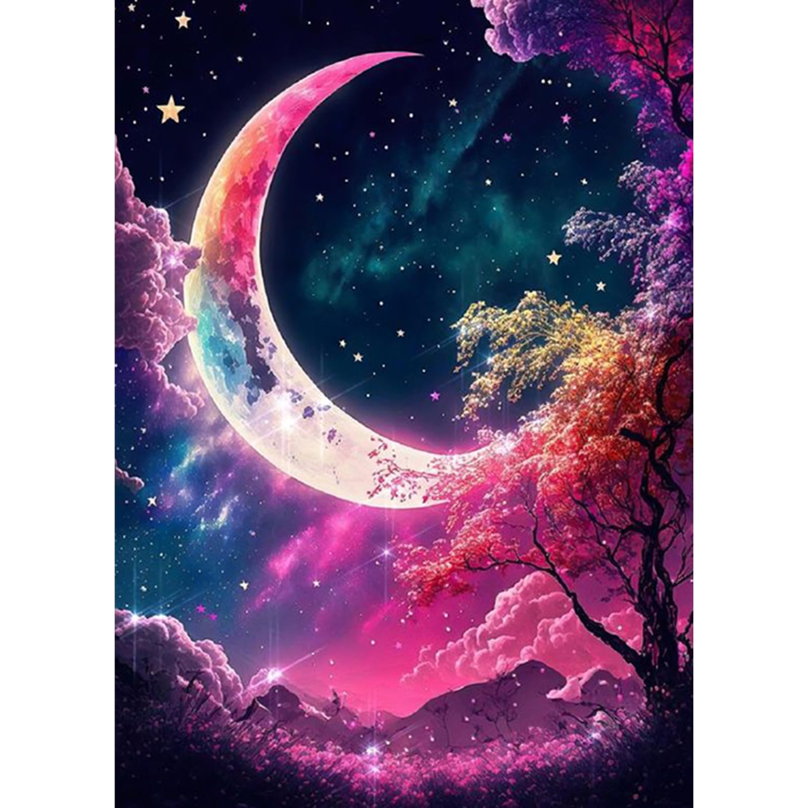 Tree of Life Diamond Art Kits for Adults, DIY 5D Diamond Painting Kit with Resin Gems, Full Drill Embroidery Craft Kits for Home