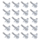 20pcs Shelf Support Pins for IKEA Billy Bookcase, Silver Alloy Shelf Pegs Replacement Cabinet Holder Clips Compatible with IKEA 