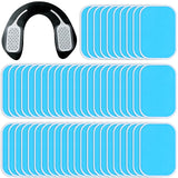 Hungdao 100 Pcs 50 Packs Gel Pads for ABS Stimulator ABS Trainer Replacement Gel Sheet ABS Pads Muscle Stimulator Pads for Abdom