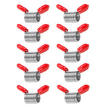 Krijuess 10Pcs Bead Clamps for Jewelry Making,10 Large Bead Clamps for Jewelry Making, Bead Clamps for Jewelry Making to Prevent
