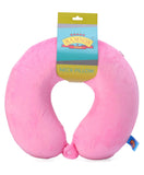 Ramson Rose Pink Ultrasoft Memory Foam Neck Pillow For Travelling