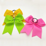Hipcheer 20pcs 8 Large Pink Cheer Bows for Girls, Hand-made Grosgrain Ribbon Hair Accessories for Teen Girls Softball Cheerlea