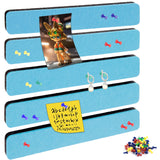 Bulletin Board Cork Board Cork Boards for Walls Cork Board for Office Pin Board Bulletin Boards for Walls (Sky Blue)