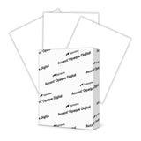 Accent Opaque White 8.5x 11Cardstock Paper, 120 Lb, 325 GSM - Premium Smooth Extremely Heavy Cardstock, Printer Paper fo
