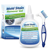 ladoweir MoldStain Remover Gel for Washing Machine & Bathroom Low Odor Remover Gel for Rubber Gaskets, Shower Grout, Silicone