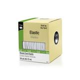 Dritz 9486W Round Cord Elastic, White, 50Yard