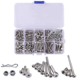 LordHardware 205pcs RC Crawler Car Screw Tool Kit DIY Accessories Parts for 1/10 1/8 RC Car Truck