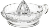 HIC Kitchen Citrus Juicer Reamer With Handle And Pour Spout, Heavyweight Glass, For Fresh Juice, Cooking, And Cocktails