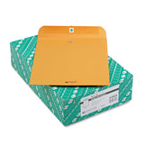 Quality Park 37895 Gummed Clasp Envelope, 28Lb, 10Inch x12Inch , 100/BX, Kraft