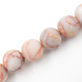 Matte Gemstone Beads for Jewelry Making, Sold per Bag 5 Strands Inside (Matte net Jasper, 8mm)