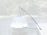 Dock Edge + PREMIUM Mooring Whip Watercraft Docking System (Set of 2), 12 for craft up to 23 or 5000 lbs