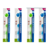 Aparonz Tongue Brush, Tongue Scraper, Tongue Cleaner Helps Fight Bad Breath, Professional Tongue Brush For Freshing Breath, 4 To