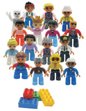 Kids Toys People Figures for Kids - Preschool Toys Building Blocks People Set for Kids - Compatible with Major Brands Building B