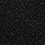 John Bead 24g Vial Czech Glass Seed Beads 10/0 Black Beads for Jewelry Making Crafts