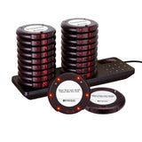 Retekess TD163 Coaster Pager System, Pagers for Restaurants Long Range,31 Prompt Modes, 20 Beepers for Food Truck, Church Nurser