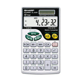 Sharp EL344RB EL344RB Metric Conversion Wallet Calculator 10Digit LCD