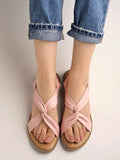 Shoetopia Cross Strap Pink Flat Sandals For Women & Girls /Uk4,Pink,4,B0C6V23LP7