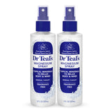 Dr Teals Topical Magnesium Spray with Natural Dead Sea Salt, Fragrance Free, 8 fl oz (Pack of 2)