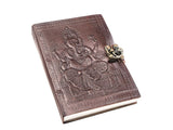 Anshika International Handmade Antique Writing Notebook Or Travel Diary For Men & Women (Ganesha)
