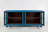 Aquitaine 70'' Distressed Farmhouse Accent Cabinet