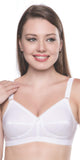 Trylo Women'S Non-Wired Bra (Sarita_White_46C),White,46,B07YYMMWYC