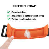 Locisne Anti Lost Wrist Link[2 Pack], Child Leash Toddler Safety Harness for Outdoor Activities, 5.9ft (Blue+Orange)