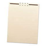 Smead Manila File Backs with 2 Fastener, Letter Size, Manila, 100 per Box (35511)