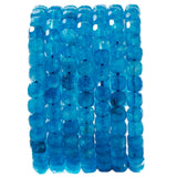Natural Faceted Apatite Cube Stone Beads 5-5.5mm 60pcs/str Loose Square Semi Gemstone Stone Beads for Making Bracelets Necklace 