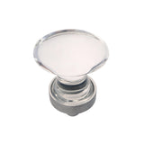 Hickory Hardware Crystal Palace Collection Oval Cabinet Knobs, Kitchen Handles for Cabinets and Drawers and Bathroom Hardware, 1