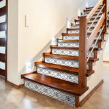 funlife 14 Strips Peel and Stick Stair Risers Stickers, Self Adhesive Vinyl Stair Stickers Decals, Staircase Murals Decor for St