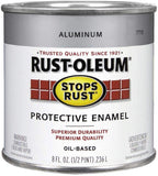 Rust-Oleum 7715730 Protective Enamel 1/2 Pint Oil Base Paint, Aluminum