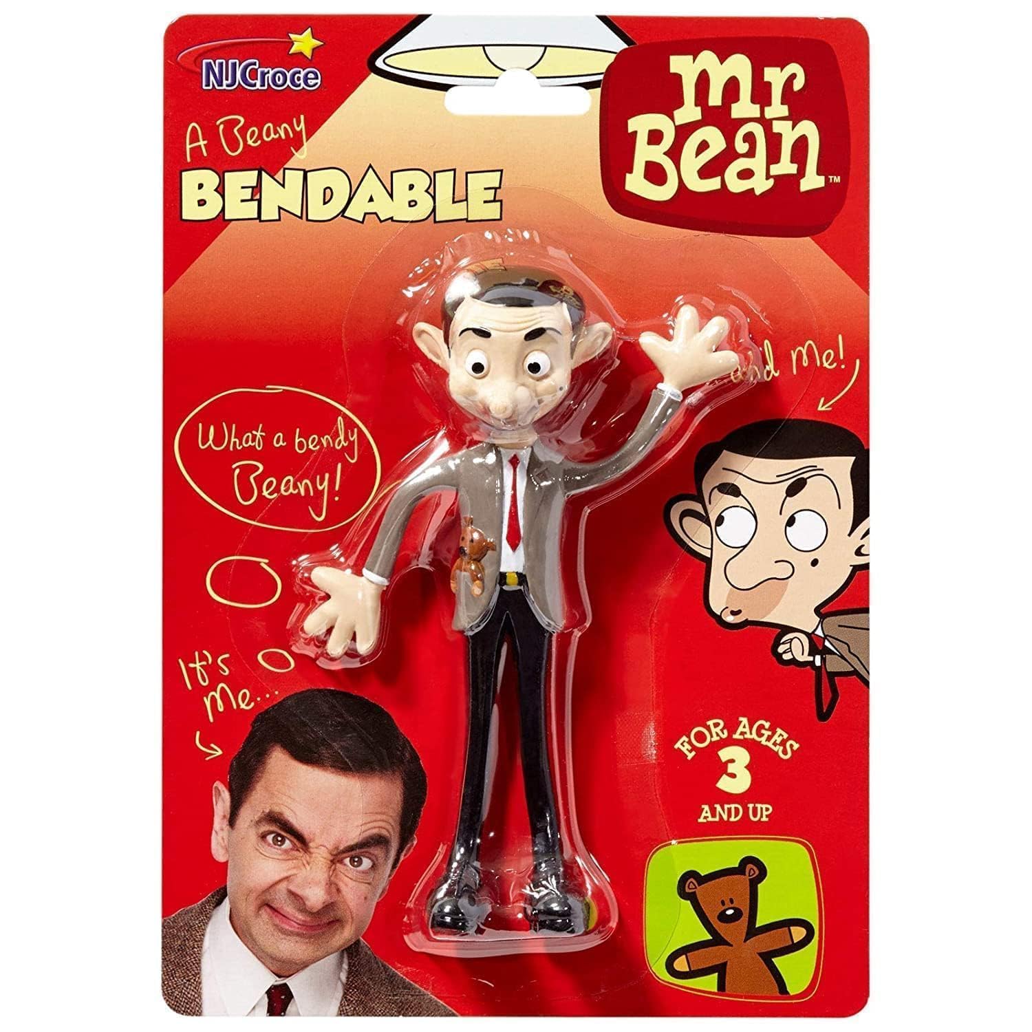 NJ Croce Mr. Bean Bendable Figure