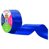 Mandala Crafts Blue Satin Ribbon for Crafts - 50 Yds 2 Inch Blue Ribbons for Gift Wrapping - Fabric Ribbons for Flower Bouquet H
