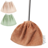 JECOMPRIS Broom Cover 3 Pack, Reusable Microfiber Mop Sleeves for Sweeping and Dusting, Washable Wall and Ceiling Cleaning Cloth