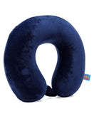 Ramson Midnight Blue Ultrasoft Memory Foam Neck Pillow For Travelling
