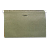Universal 1Inch Box Bottom Hanging Folders, Legal Size, Green, 25/BX (UNV14151)