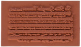 Deep Red Stamps Star Spangled Banner Rubber Cling Stamp 3 x 1.5 inches