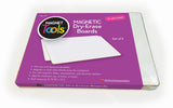 DoubleSided Magnetic DryErase Board Blank/Blank, 12L x 8.75W Each, Set of 5. Magnetic Board for Kids/Small White Board/Small