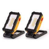 LUTEC Rechargeable Work Light, 1000 Lumens LED Magnetic Light with Magnetic Base and Hanging Hook,360Rotate and 200Swivel for Ca