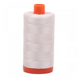 AURIFIL USA Aurifil 50wt Cotton 1,422ydSilver, 1422 yd, Silver White