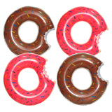 DMAR Donut Pool Floats Set of 4 Donut Pool Floatie Donut Tube Pool Doughnut Pool Float Donut Inflatables 30 (4 Pack)