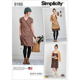 Simplicity 8186 Frock and Slip Dress Sewing Pattern for Women by Dottie Angel in Sizes D5 (412)